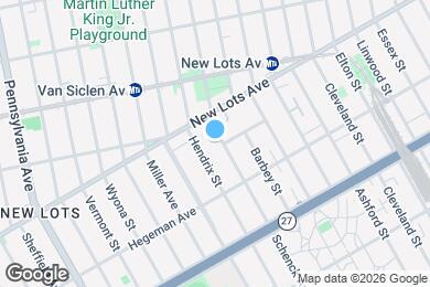 Map image of the property - 670 Schenck Ave