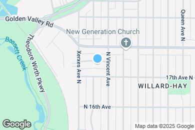 Map image of the property - 2823 18th Ave N