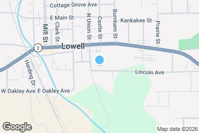 Map image of the property - 615 Lincoln Ave