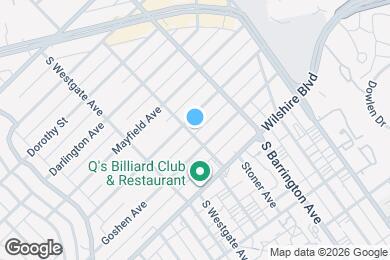 Map image of the property - 1100 S Granville Ave