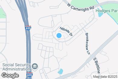 Map image of the property - 12717 Hilltop Dr