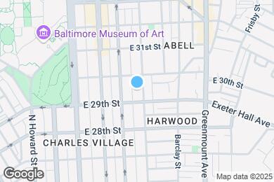 Map image of the property - 2916 Guilford Ave