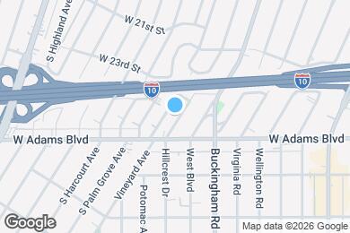 Map image of the property - 2521 Hillcrest Dr