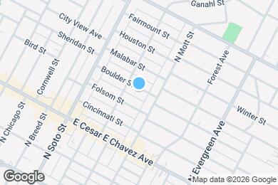 Map image of the property - 2520 Boulder St