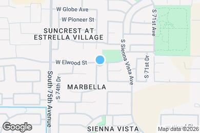Map image of the property - 3621 S 73rd Dr