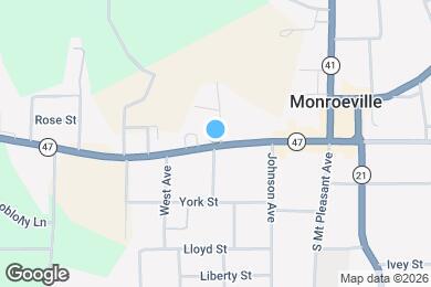 Map image of the property - 292 W Claiborne St