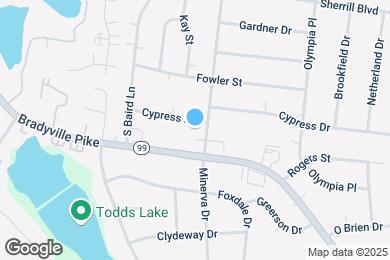 Map image of the property - 1614 Cypress Dr
