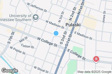 Map image of the property - 219 W Flower St