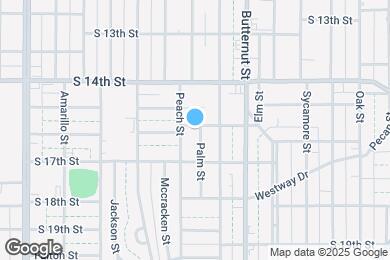 Map image of the property - 1602 Palm St