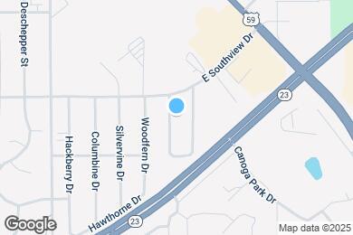 Map image of the property - 805 W Southview Ct
