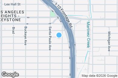 Map image of the property - 1410 santa monica