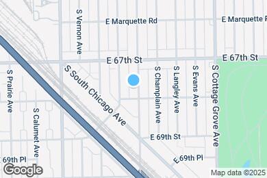 Map image of the property - 6744 S St Lawrence Ave