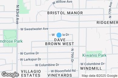 Map image of the property - 8014 W Aster Dr