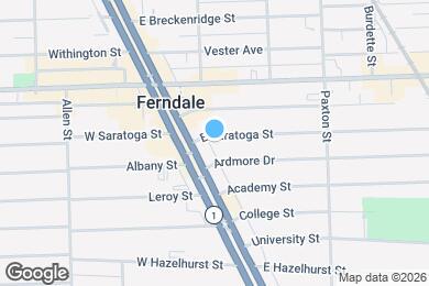 Map image of the property - 212 E Saratoga St