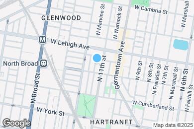 Map image of the property - 2623 N Jessup St