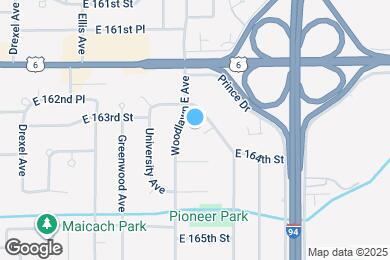 Map image of the property - 16322 Kenwood Ave