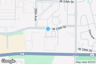 Map image of the property - 3660 W 25th St