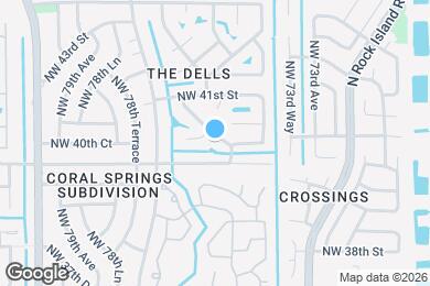 Map image of the property - 4006 NW 76th Ave