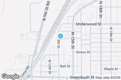 Map image of the property - 1831 N 13th St