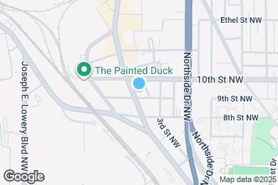 Map image of the property - 963 Howell Mill Rd NW