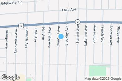 Map image of the property - 1227 Cranford Ave
