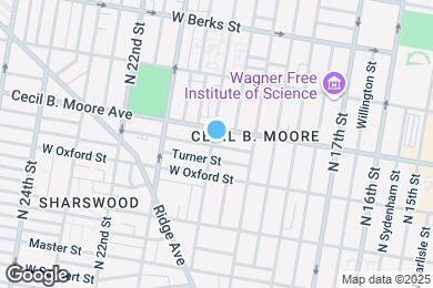 Map image of the property - 1631 N 20th St