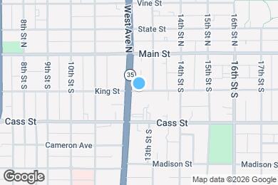 Map image of the property - 209 West Ave S