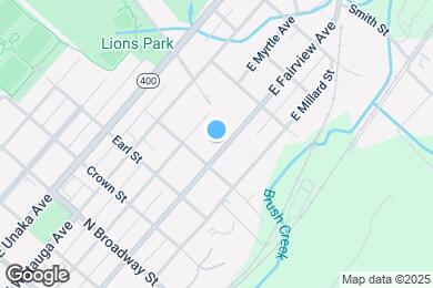 Map image of the property - 1609 E Fairview Ave