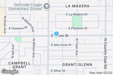Map image of the property - 2538 E Glenn St