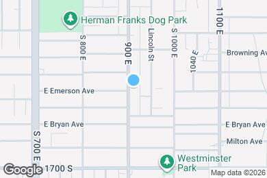 Map image of the property - 1485 S 900 E