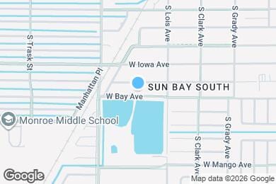 Map image of the property - 4301 W Bay Ave