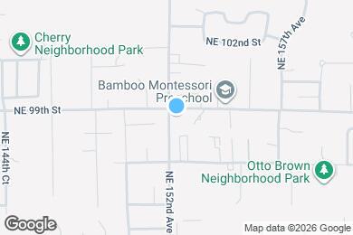 Map image of the property - 9811 NE 152nd Ave