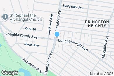 Map image of the property - 6430 Hampton Ave