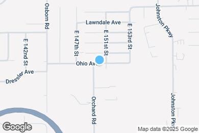 Map image of the property - 15002 Ohio Ave