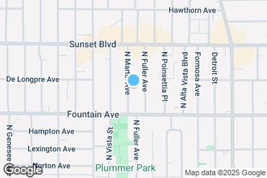 Map image of the property - 1344 N Martel Ave