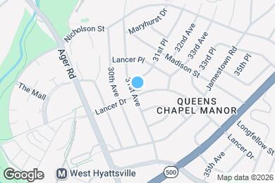 Map image of the property - 5701 31st Ave