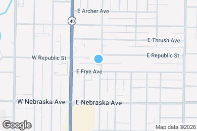 Map image of the property - 2107 N Peoria Ave