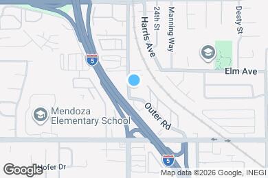 Map image of the property - Equity Four, LLC d/b/a Hollister Creek Apartments