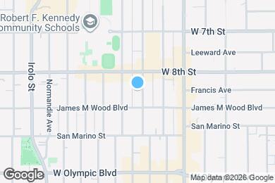 Map image of the property - 833 S Berendo St