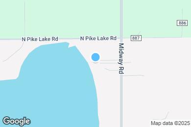 Map image of the property - 4977 E Pike Lake Rd