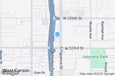 Map image of the property - 22123 Figueroa St