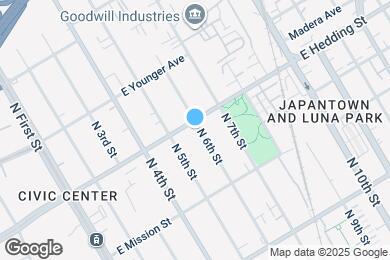 Map image of the property - 240 E Hedding St