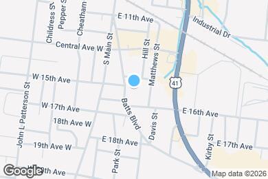 Map image of the property - 1506 Batts Blvd