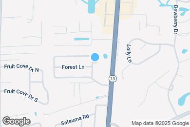 Map image of the property - 691 Fruit Cove Forest Rd E