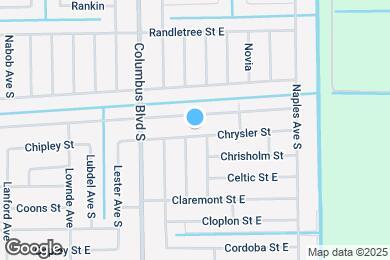 Map image of the property - 1219 Chrysler St