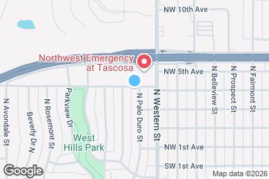 Map image of the property - 311 N Palo Duro St