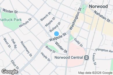 Map image of the property - 40 Walpole St