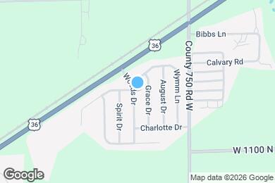 Map image of the property - 10806 Woods Dr
