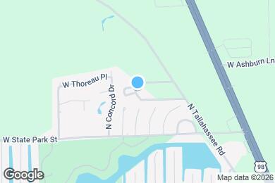 Map image of the property - 10931 W Tidewater Cir