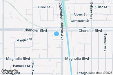 Map image of the property - 5323 Coldwater Canyon Ave